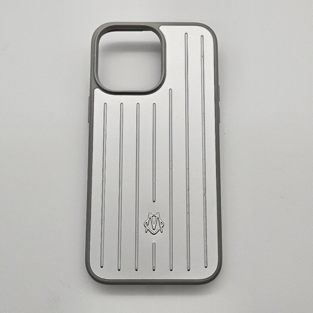 RIMOWA Silver and Gray Phone Case